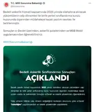 2025 Askerlik Celp Dönemleri ve Yerleri Belli Oldu