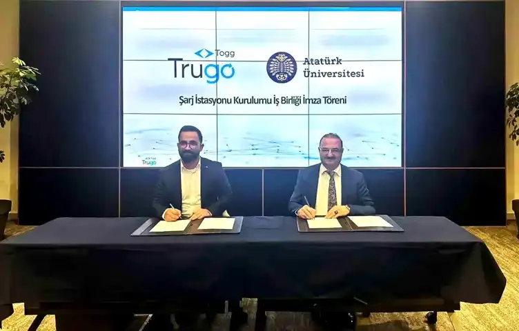 Atatürk Üniversitesi'nde TOGG Şarj İstasyonları