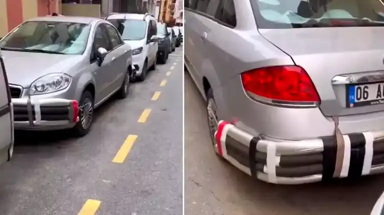 Araba Koruma Yöntemi Şaşırttı!